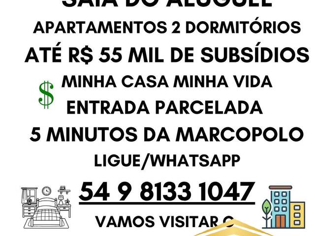 #1016 - Apartamento para Venda em Caxias do Sul - RS